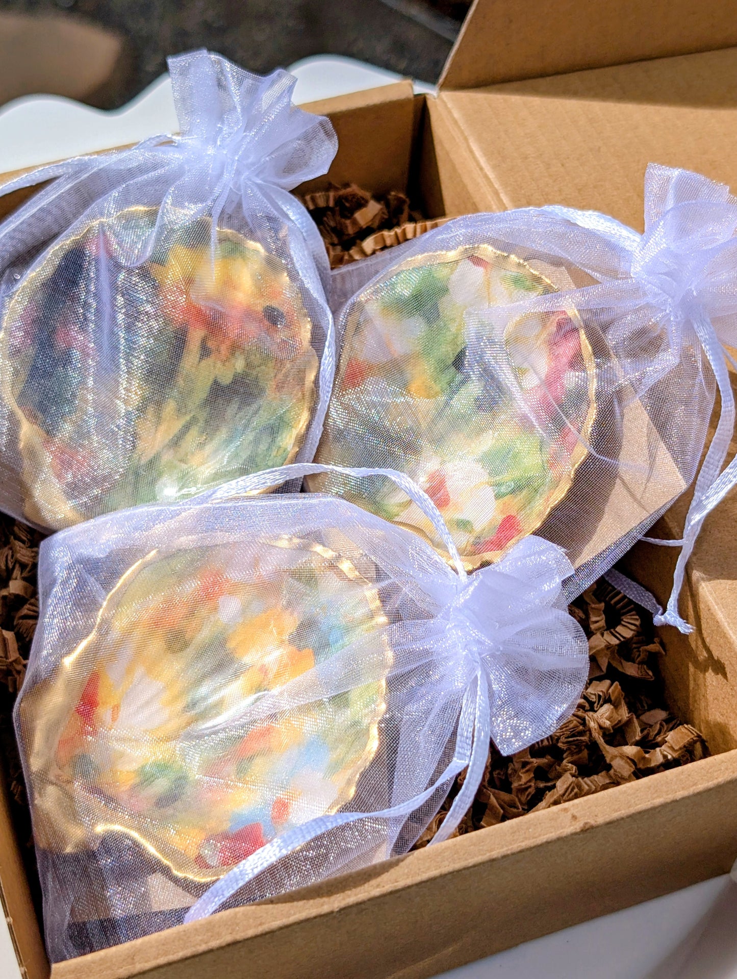 Decoupage Scallop Shell - Monet Floral