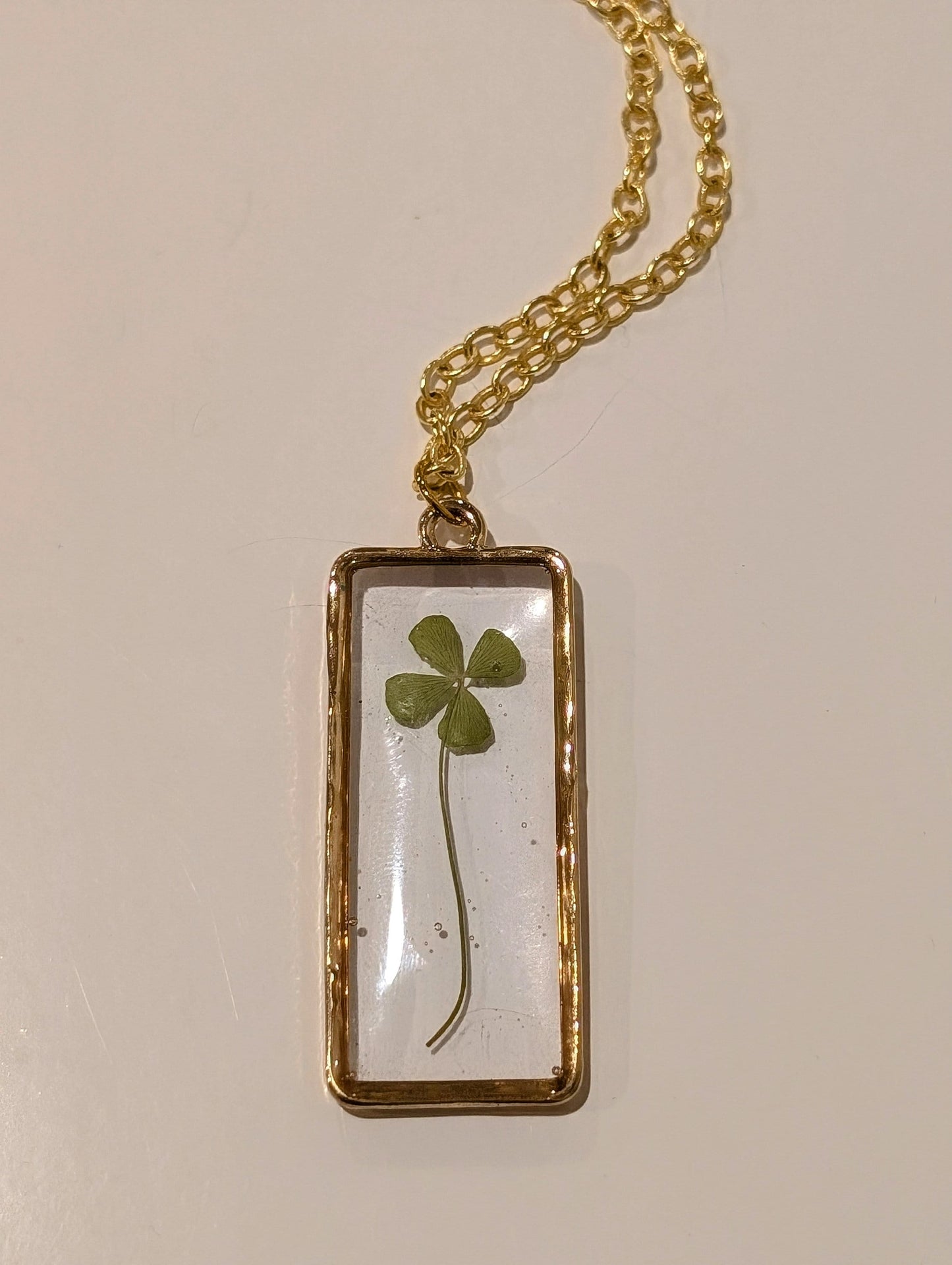 Four Leaf Clover Charm Necklace