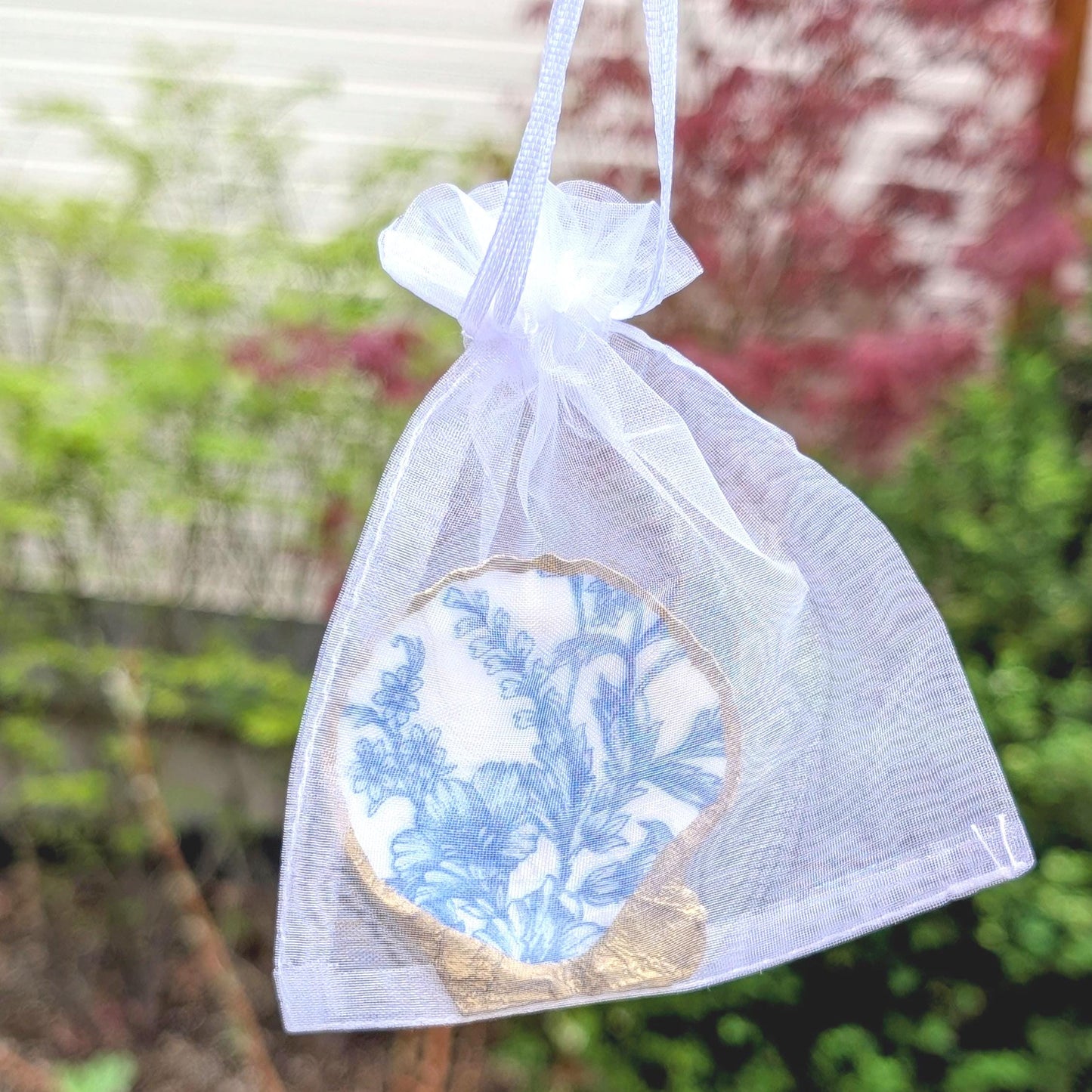 Something Blue before I do Handmade Scallop Shell Dish Coastal Home Accent Trinket Tray Seashell Decorative Gift Unique Decor Beach House