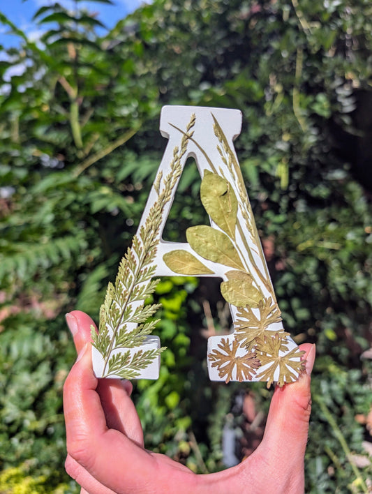 Greenery Wall Art - Alphabet Letter