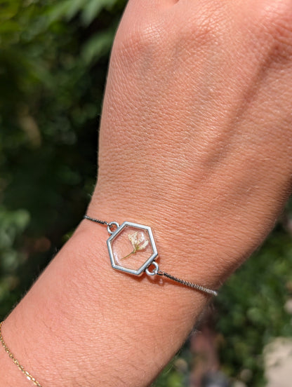 Rose Gold Bracelet Pressed Fern Nature-Inspired Jewelry Eco-Friendly Gift Handmade Botanical  Galentines Gift Valentines Present Delicate