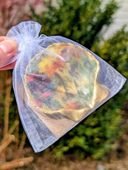 Decoupage Scallop Shell - Monet Floral