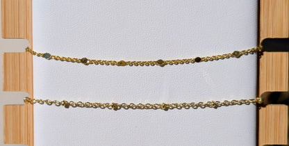 Lab-grown Opal Mountain Pendant Necklace - 18K Gold Plated