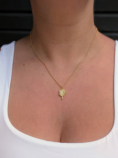 Opal Pickleball Necklace