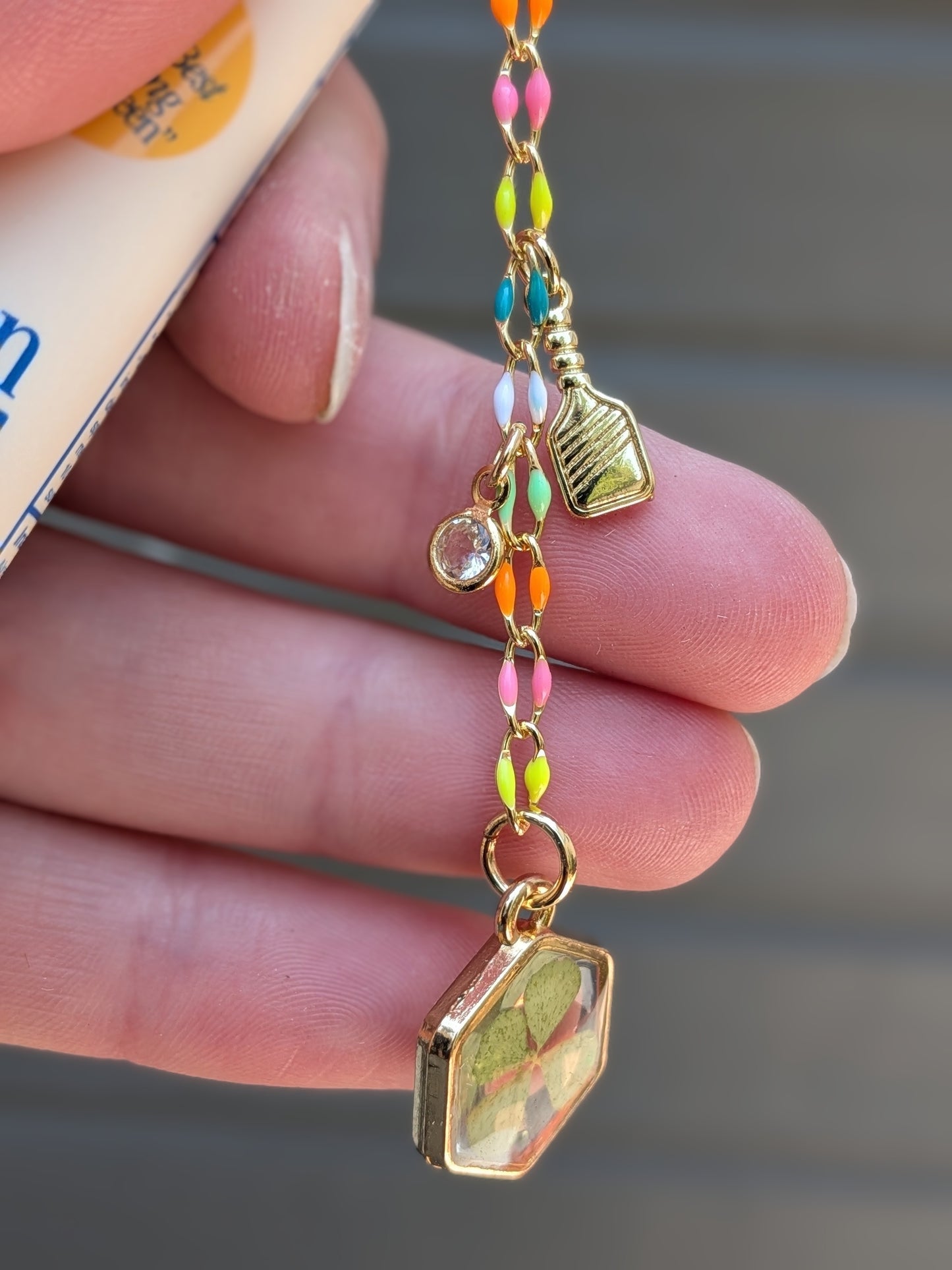 Mini Sunscreen with Pickleball Charm