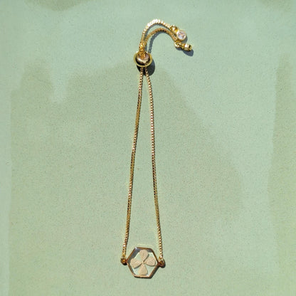 Four Leaf Clover Bracelet – 18K Gold Plated Good Luck Gift Jewelry