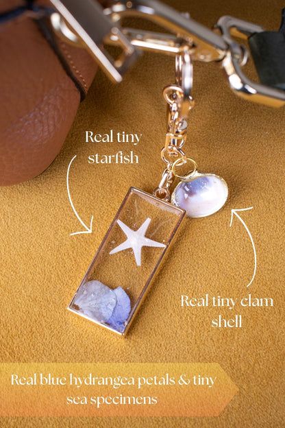 Sea Witch Charm Starfish Pendant Ocean Jewelry Coastal Accent Shell Bracelet Mermaid Gift Beach Charm Water Treasure Seaside Pendant Coastal
