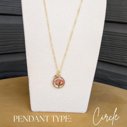 Gay Pride Jewelry Rainbow Chain Flower Pendant Pink Gold Brass Necklace Rose Bud Charm Accessory Gift Women Pride Month Present LGBTQ Gift