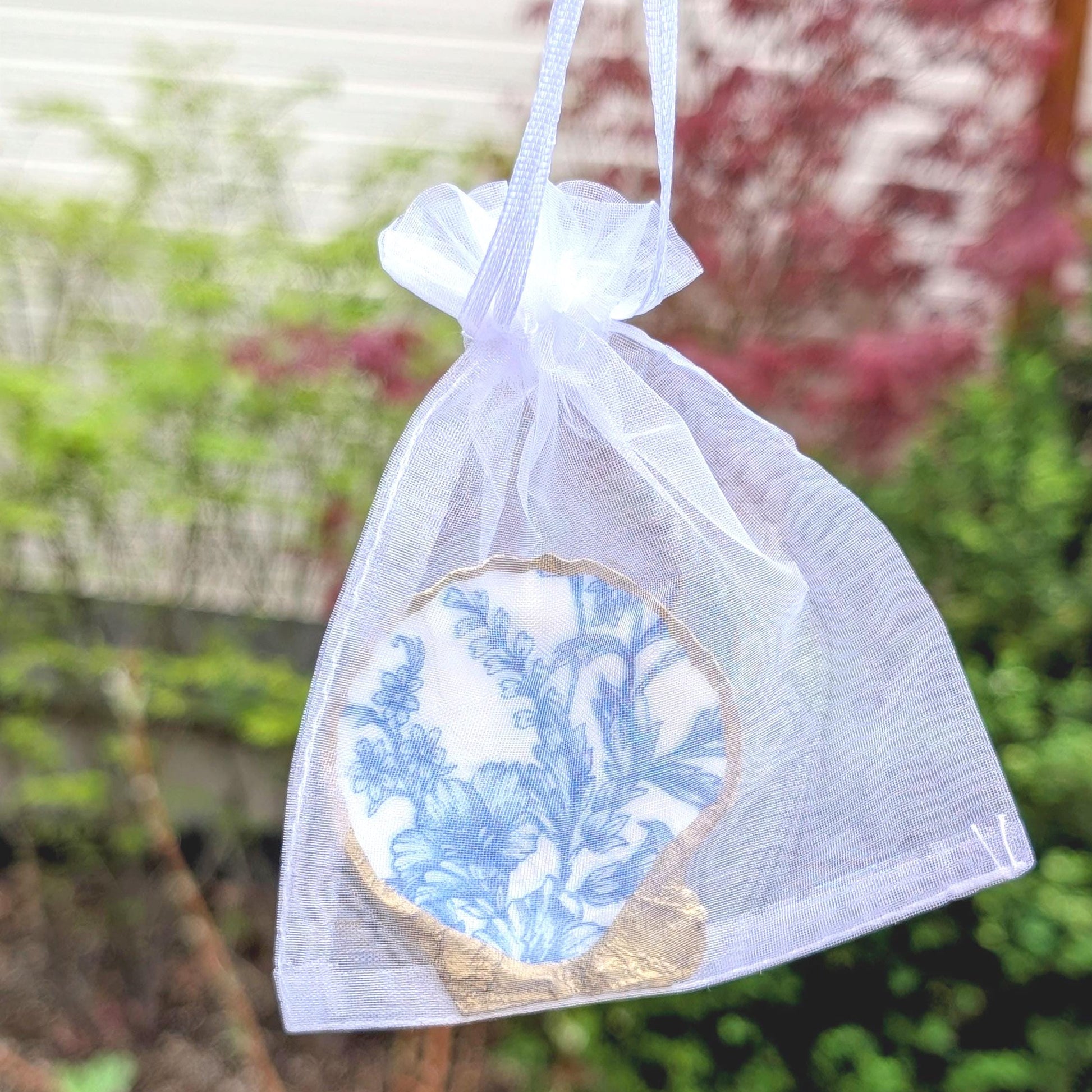 Something Blue before I do Handmade Scallop Shell Dish Coastal Home Accent Trinket Tray Seashell Decorative Gift Unique Decor Beach House