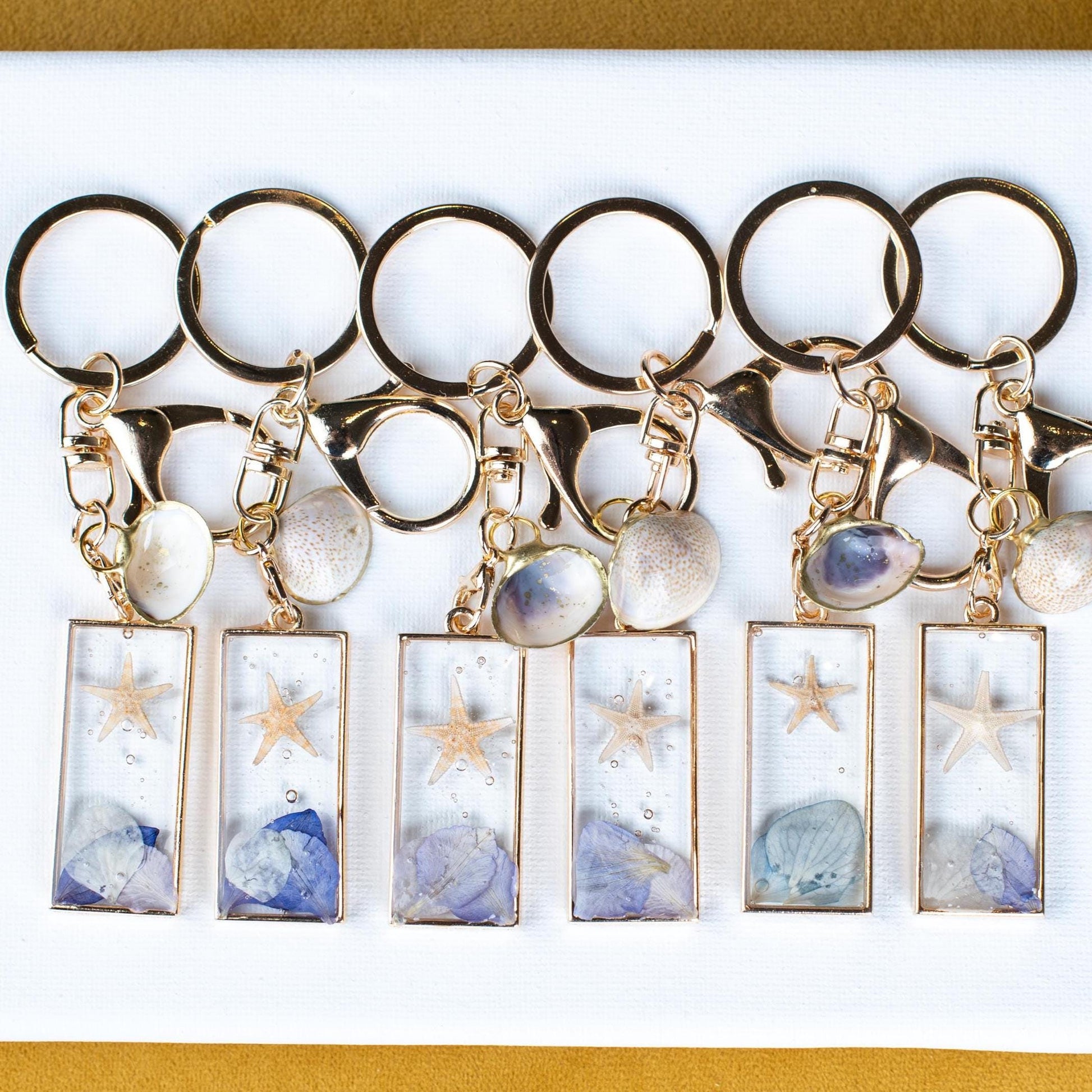 Starfish Charm Pendant Blue Hydrangea Coastal Charm Ocean Pendant Shell Accent Beach Jewelry Mermaid Gift Water Witch Charm Bracelet Seaside