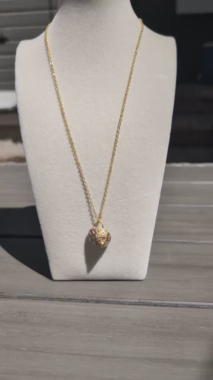 Handmade Hermit Shell Necklace Coastal Jewelry Gold Trim Resin Coated Ocean Shell Pendant Summer Gift Tropical Beach Wedding Jewelry